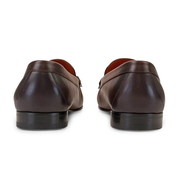 Louis Vuitton Cognac Brown Waxed Leather Montaigne Loafers sz 15 - Picture 6 of 16